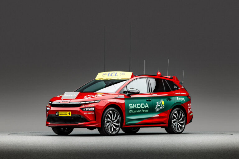Škoda Auto, hlavní partner Tour de France Femmes avec Zwift, zajistí pro závod elektrifikované vozy