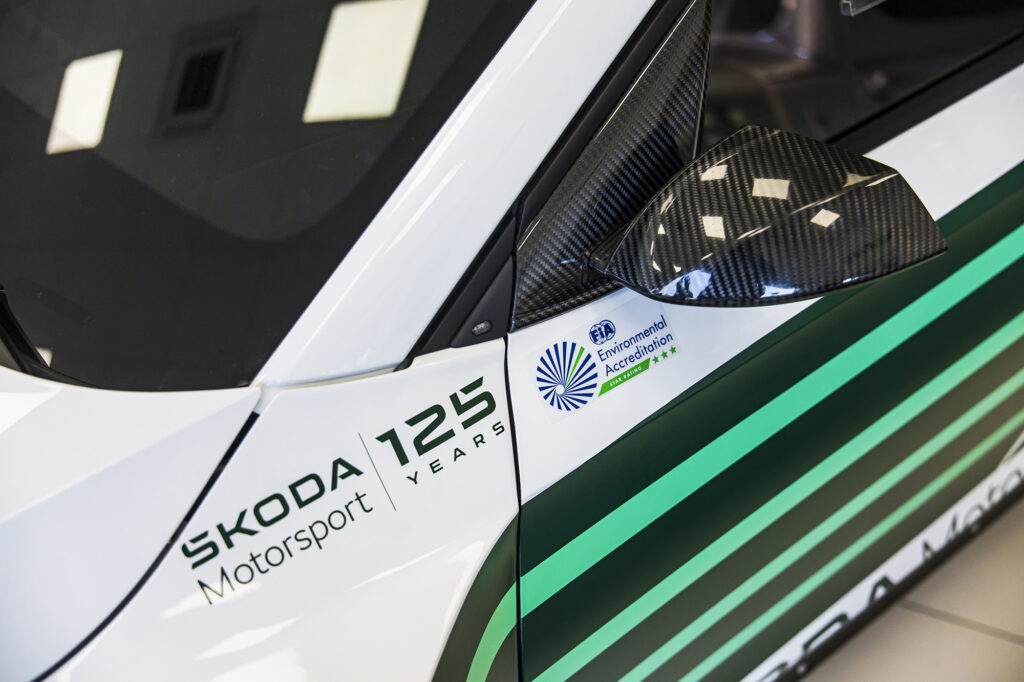 Škoda Motorsport dosáhla na nejvyšší environmentální akreditaci FIA