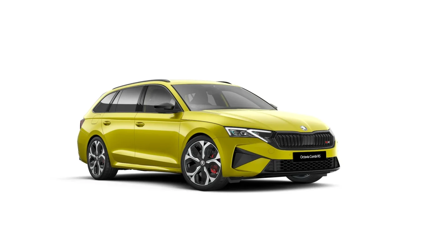 Žlutá Dragon Skin přichází na Škodu Octavia RS. Do výroby ji přes Instagram protlačili fanoušci