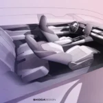 Škoda Peaq ukazuje interiér. Nový sedmimístný elektromobil sází i na fyzická tlačítka