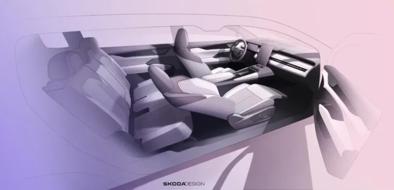 Škoda Peaq ukazuje interiér. Nový sedmimístný elektromobil sází i na fyzická tlačítka