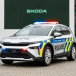 Policie na jihu Čech testuje elektrickou Škodu Elroq. Nasadila ji na D3 i do ulic Budějovic
